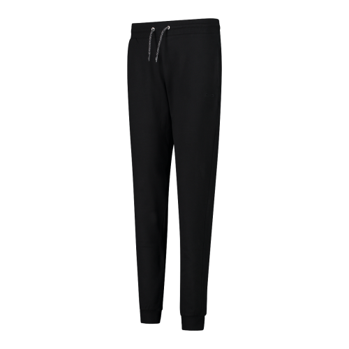 CMP Women's Joggers In Light Stretch Fabric With Cuff Black