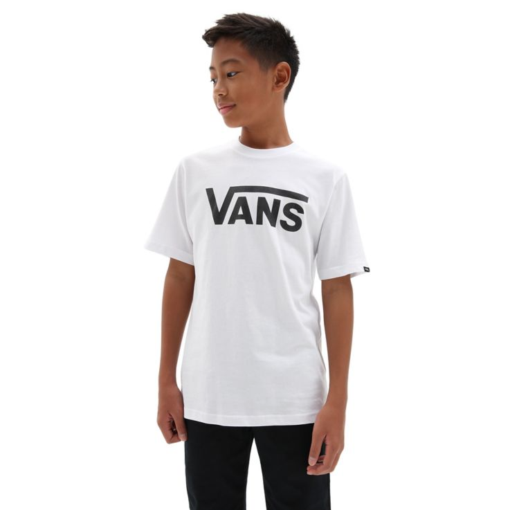 Vans Classic Boys T-Shirt  White Black