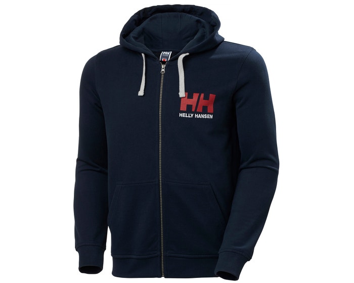 Helly Hansen HH Logo Full Zip Hoodie Navy