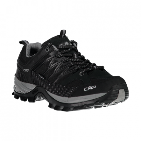 CMP Rigel Low WP Trekking Shoes Ripstop upper Nero/Grey