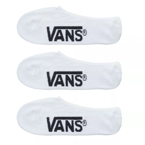 Vans MN Classic Super No Show Socks (3 Pair Pack) White