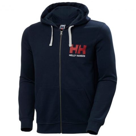 Helly Hansen HH Logo Full Zip Hoodie Navy