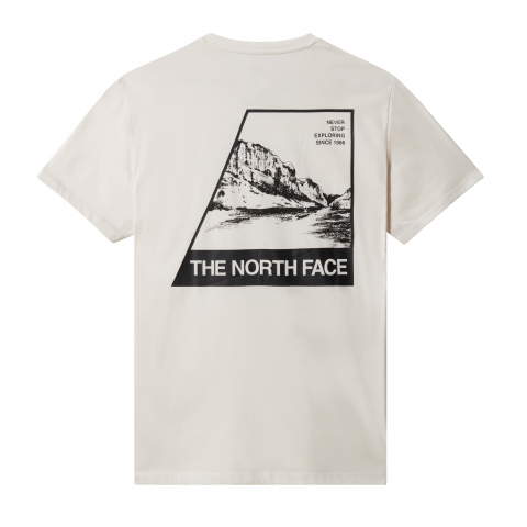 The North Face Men's Foundation Graphic T-Shirt Gardenia White
