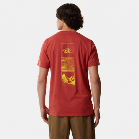 The North Face Men's Foundation Graphic T-Shirt Tandori Spice Red