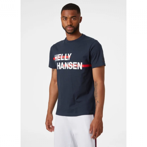 Helly Hansen Men's Rwb Graphic T-Shirt Navy