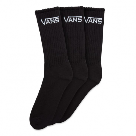 Vans Classic Crew Socks (3 Pair PK) Black