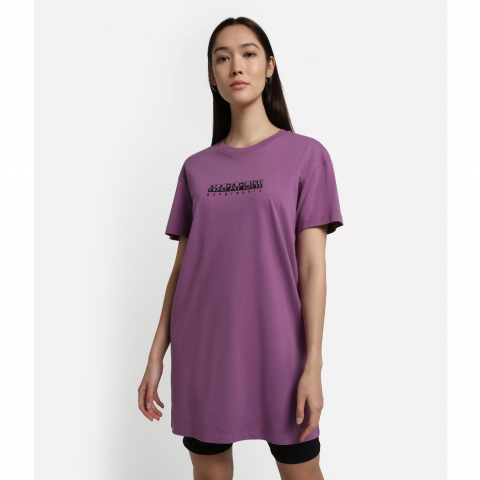 Napapijri T-Shirt S-Box W Long 3 Violet Chinese