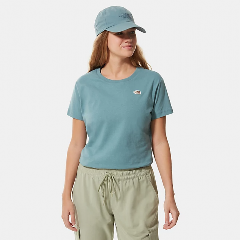 The North Face Women's T-Shirt Heritage Recycled Goblin Blue