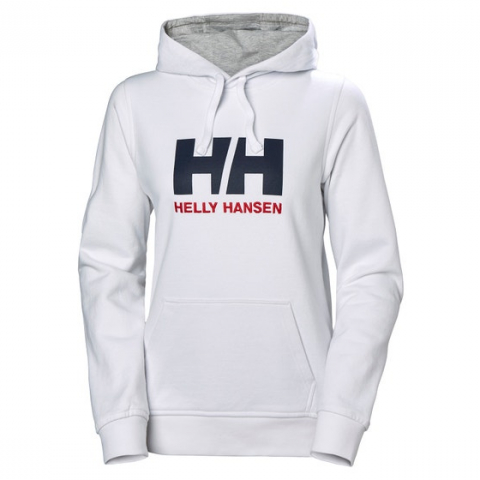 Helly Hansen W Logo Hoodie White